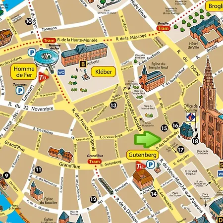 아파트 Hallebardes Cathedrale 스트라스부르